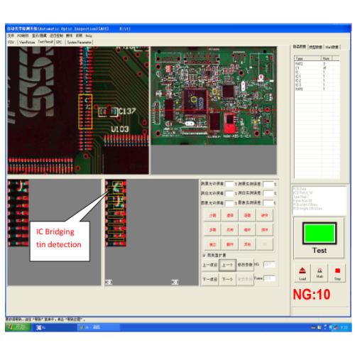 Full new automatic online AOI ZS-600B aoi sola pcba inpsection equipment